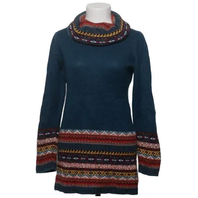 Robe à col roulé (Bleu, Multicolore) de Alpha