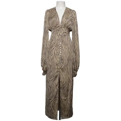 Långklänning (Beige, Brun) från Adoore Elastan, Polyester