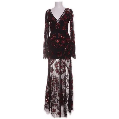 Evening gown (Black, Red) from Lace & Beads Polyester