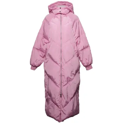 Winter coat (Pink) from Pieces Recycled polyester
