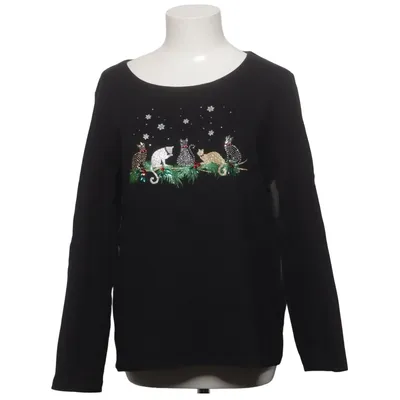 Long sleeve T-shirt (Black) from Karen Scott Cotton