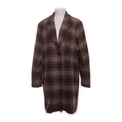 Coat (Brown, Multicolored) from Peppercorn Polyester, Wool