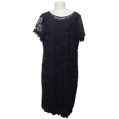 Robe (Bleu) de Zay Élasthane, Polyester, Viscose
