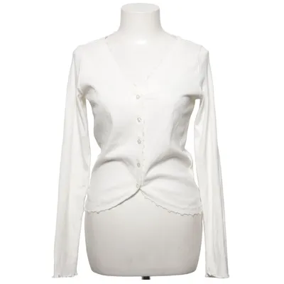 Cardigan (Blanc) de Vero Moda Coton, Élasthane