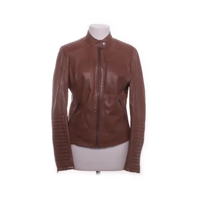 Läderjacka (Brun) från AJC Skinn, Polyester