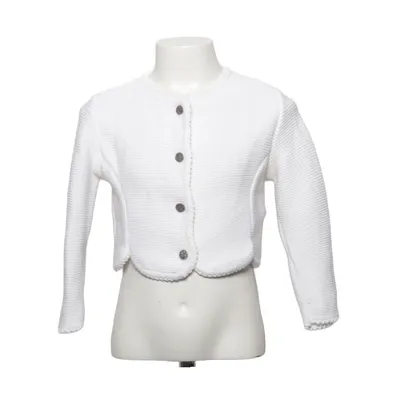 Cardigan (Blanc) de Isar-Trachten Acrylique, Coton
