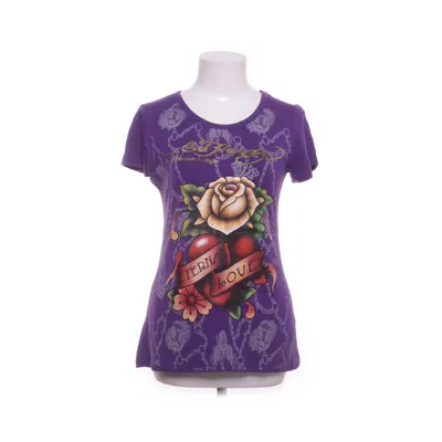 T-shirt (Lila, Flerfärgad) från Ed Hardy by Christian Audigier Bomull