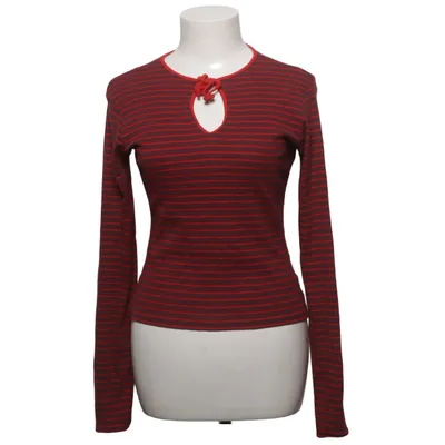Långärmad t-shirt (Röd) från Monki Bomull, Elastan