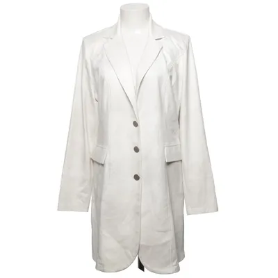 Blazer (Blanc) de Helena Hart Élasthane, Polyester