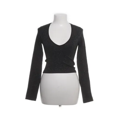 Lange mouwen shirt (Zwart, Zilver) van Urban Outfitters