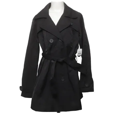 Trenchcoat (Svart) från KappAhl Bomull, Polyamid, Polyester