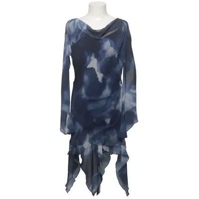 Dress (Blue, White) from ASOS Design Polyester