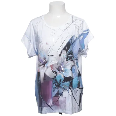 T-shirt (Wit, Blauw, Meerkleurig) van Gabriella K. Elastaan, Viscose