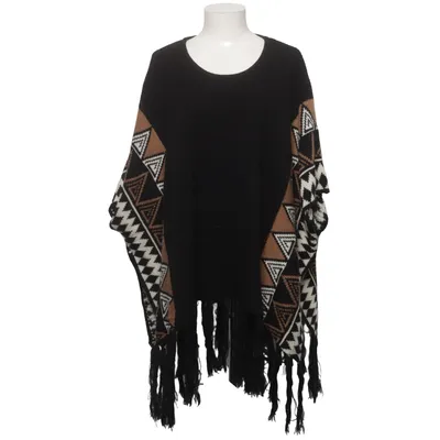 Poncho (Svart, Beige, Vit) från Heart & Soul Akryl