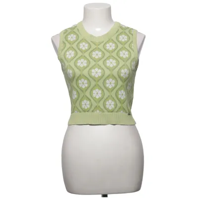 Pull sans manches (Vert, Blanc) de Hollister Coton, Nylon, Viscose