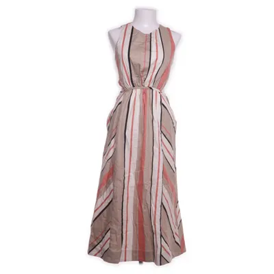 Långklänning (Beige, Flerfärgad) från Banana Republic Bomull, Elastan, Linne