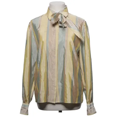 Pussy bow blouse (Yellow, Gray, Beige) from Oscar of Sweden Polyester