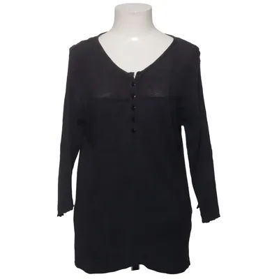Henley shirt (Zwart) van Lysgaard