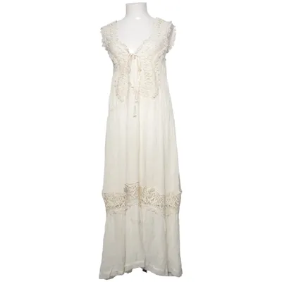 Robe longue (Beige) de Zara Viscose