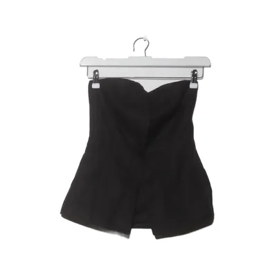 Top tube (Noir) de H&M Edition Lin, Polyester, Viscose