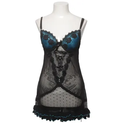 Negligee (Black, Blue) from Sexkiss Elastane, Polyamide