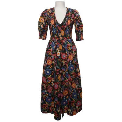 Robe longue (Noir, Multicolore) de Boden Coton