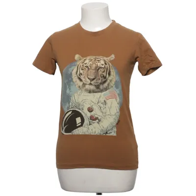 T-shirt (Brown) from The New Cotton, Elastane