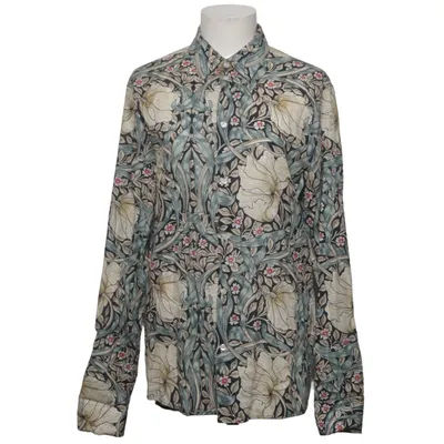 Hemd (Blau, Mehrfarbig) von William Morris & Co. x H&M Lyocell, Baumwolle