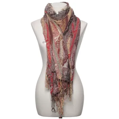 Scarf (Red, Brown, Multicolored)