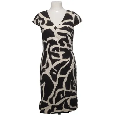 Jurk (Zwart, Wit) van Comma Katoen, Elastaan, Polyester