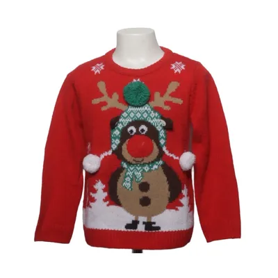 Christmas sweater (Red, White, Multicolored) from F&F Kids