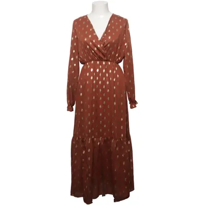Maxi dress (Brown, Gold) from Papillonne