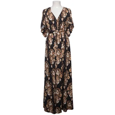 Långklänning (Svart, Beige, Flerfärgad) från Ellos Elastan, Polyester