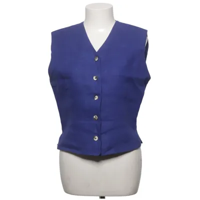 Suit vest (Blue) from KUS Linen