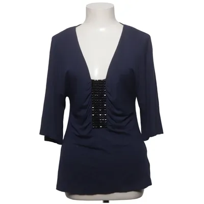 Haut (Bleu) de Nicowa Élasthane, Viscose