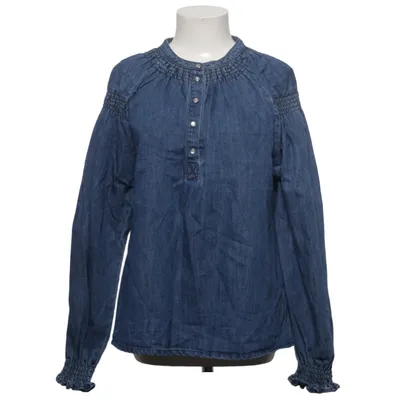 Denim shirt (Blue) from Pulz Jeans Cotton, Polyester, Viscose