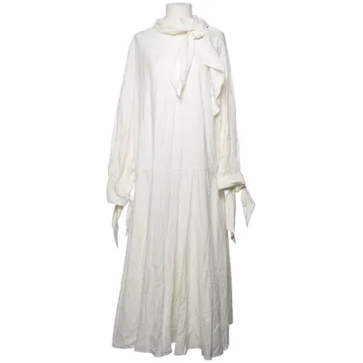 Maxikleid (Weiß) von By Malene Birger Baumwolle, Viskose