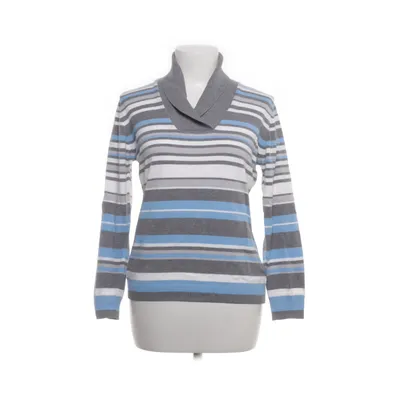 Sweater (White, Gray, Blue) from Golléhaug Modal, Acrylic, Polyamide