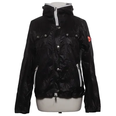Regenjack (Zwart) van Bleifrei Polyamide, Polyester