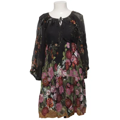 Klänning (Svart, Flerfärgad) från Anna Sui Silke