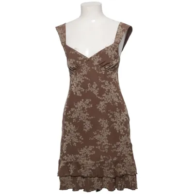 Jurk (Bruin, Wit) van Motel Polyester