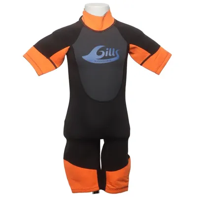 Wetsuit (Black, Orange, Blue) from Gills Polyester