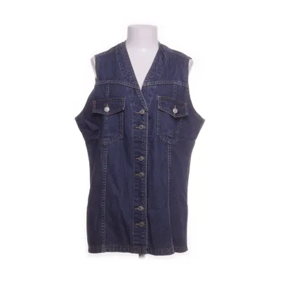 Spijker gilet (Blauw) Katoen