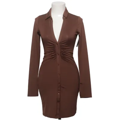 Robe chemise (Marron) de NLY One Élasthane, Polyester