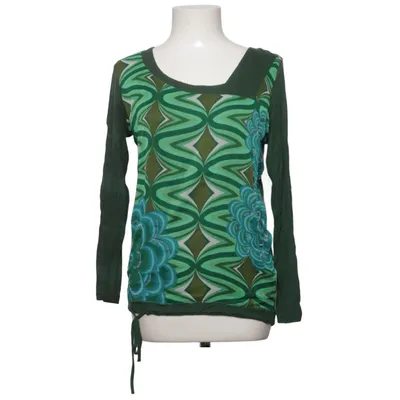 Top (Green, Multicolored) from Desigual Polyester, Viscose