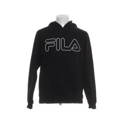 Huvtröja (Svart) från Fila Polyester, Bomull