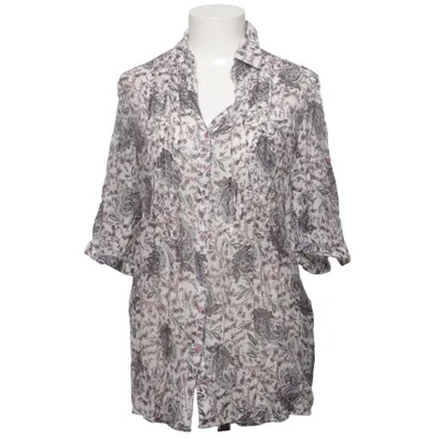 Blouse (Wit, Meerkleurig) van Zoteno Zijde, Viscose