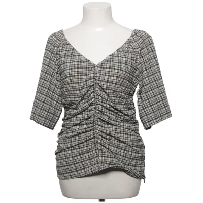 Top (Black, White) from Ganni Elastane, Polyamide, Recycled polyester