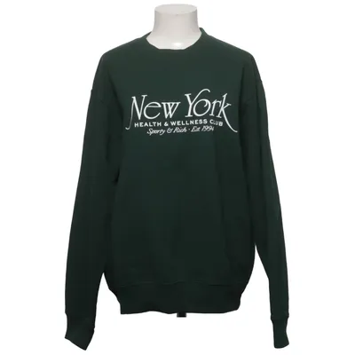 Sweatshirt (Green) from Sporty & Rich Cotton