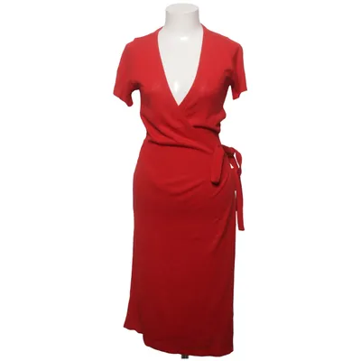Wrap dress (Red) from Stig P Polyamide, Viscose